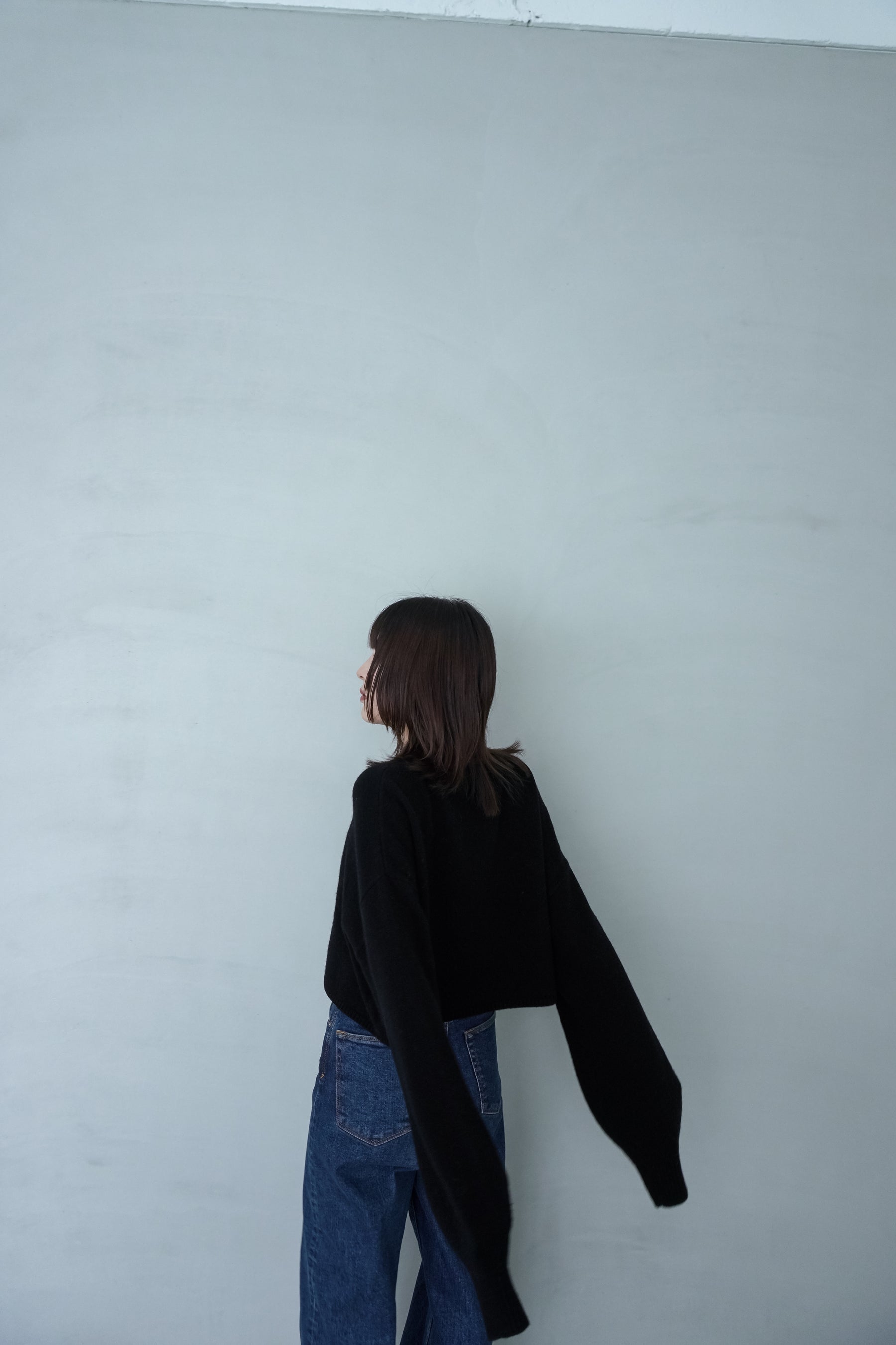 【SALE】クロップドニットプルオーバー