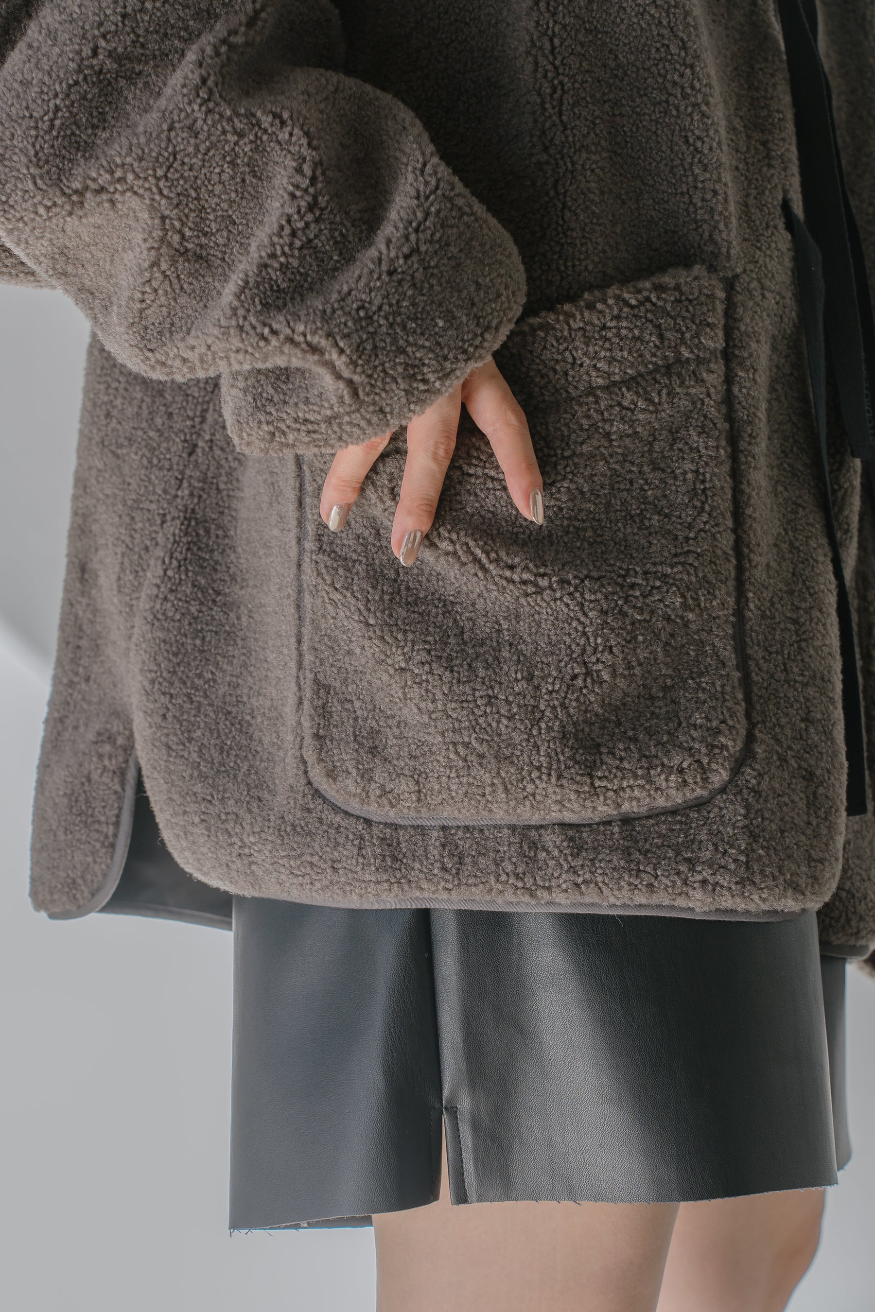 【SALE】リバーシブルボアブルゾン