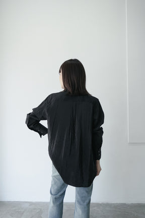 【SALE】デザインカラーシャイニーシャツ